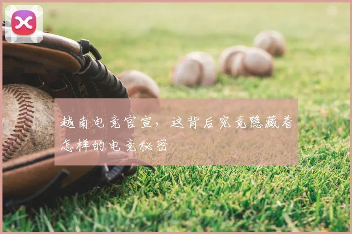 越南电竞官宣,这背后究竟隐藏着怎样的电竞秘密